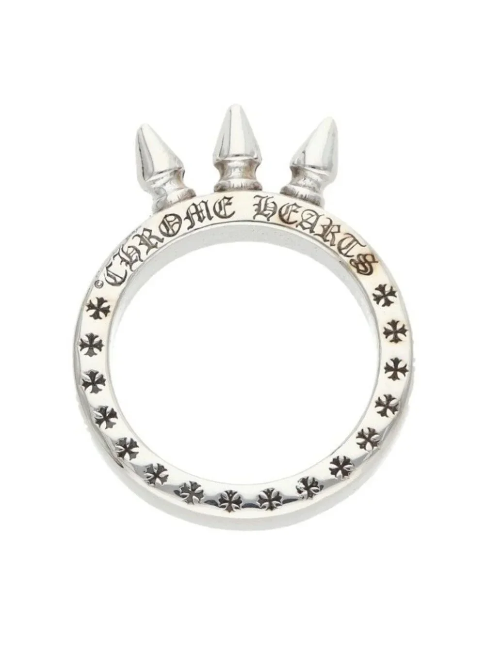 Chrome Hearts Bby Bll Baby Bell Spikes Silver Ring